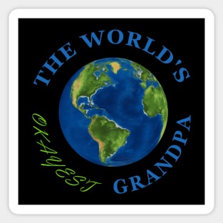 The World's Okayest Grandpa Sticker